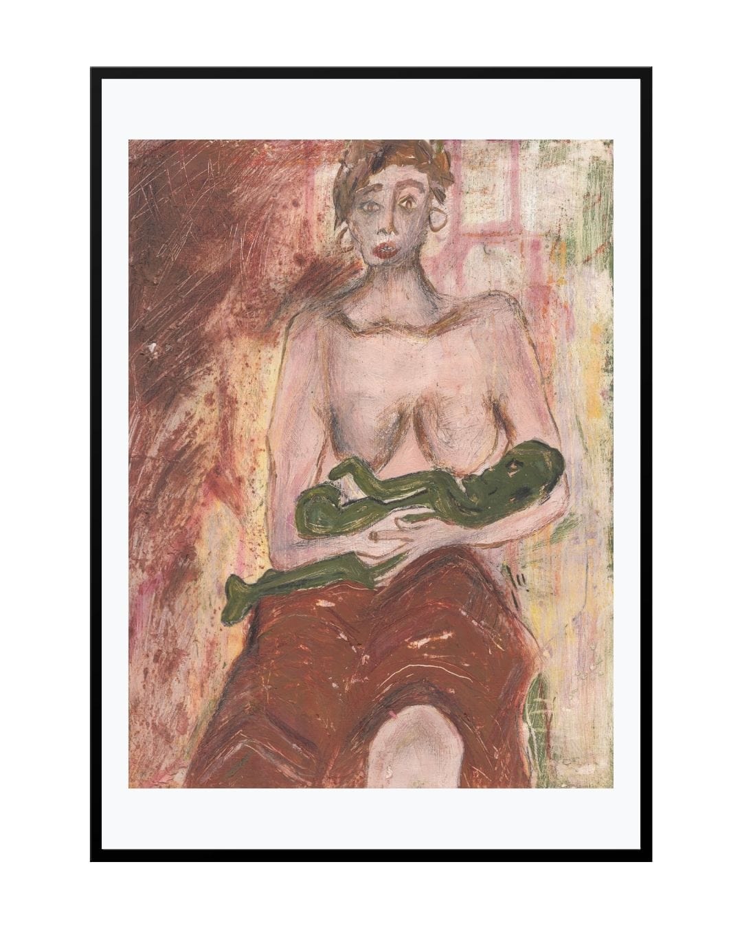 Posters, Prints, & Visual Artwork Abstract Expressionist Art - Alien